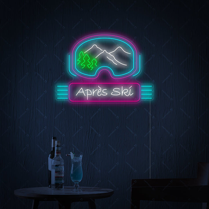 "Apres Ski" Neonskylt