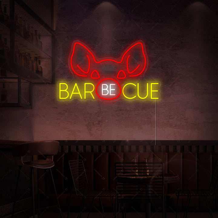 "Barbecue" Neonskylt
