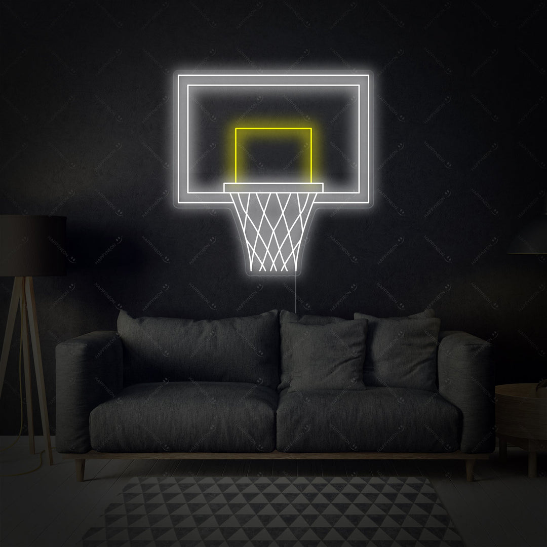 "Basketboll Hoop" Neonskylt