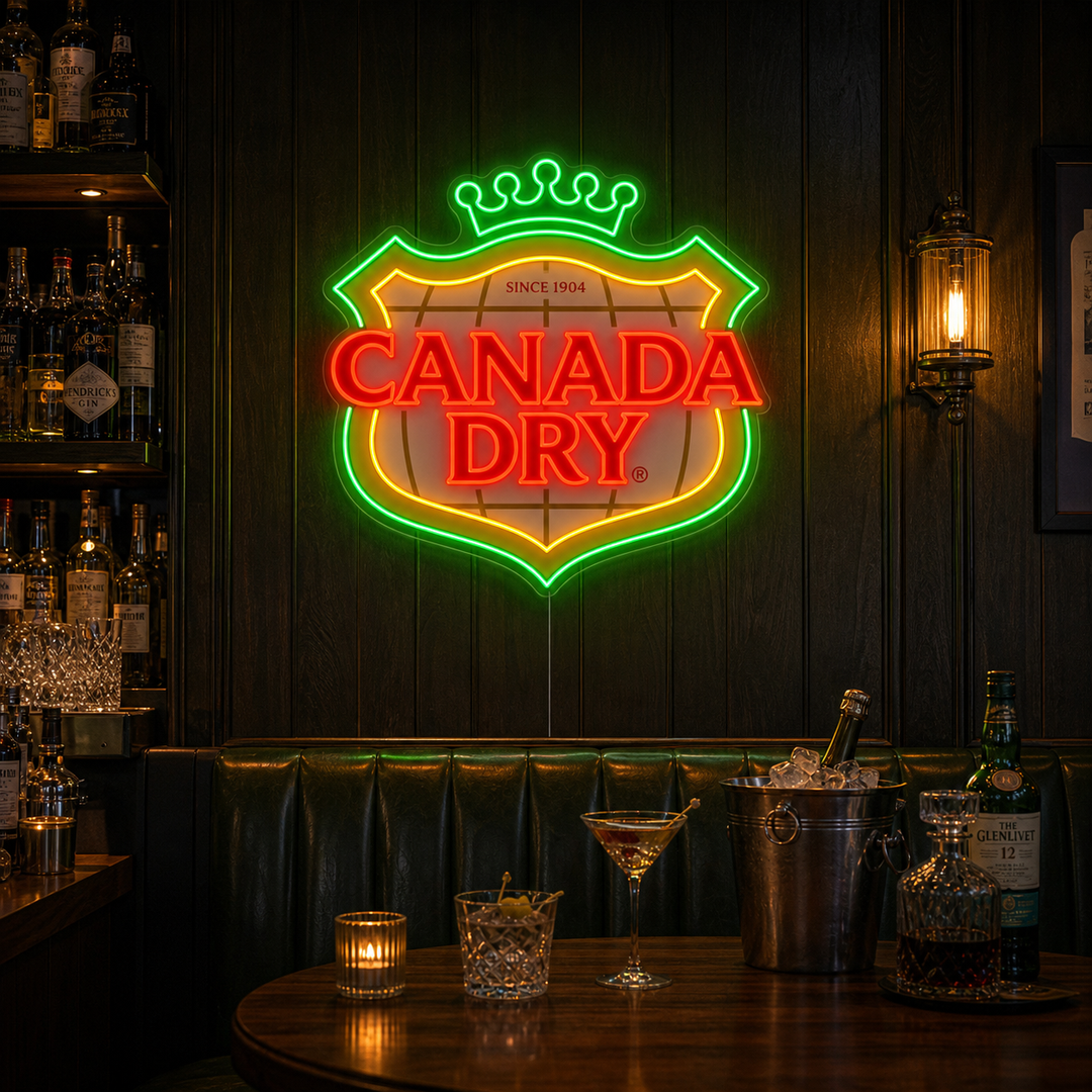 "Canada Dry" Neonskylt
