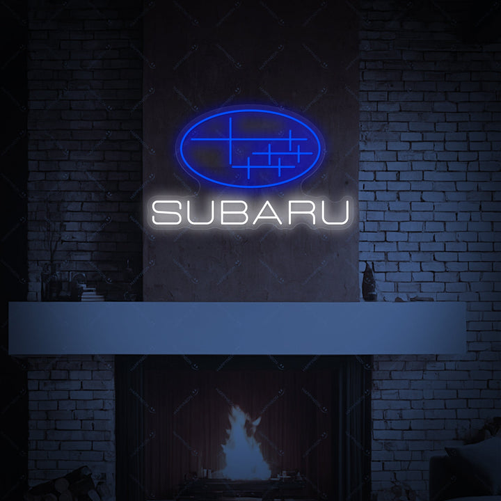 "Subaru-logotyp" Neonskylt