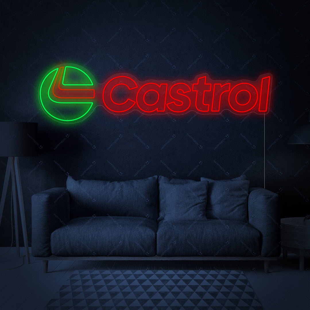 "Castro-logotypen" Neonskylt