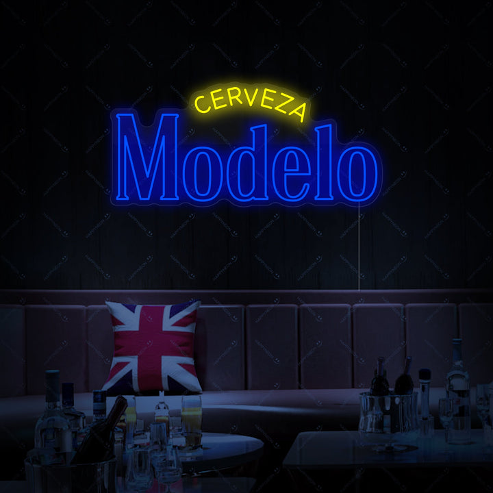 "Cerveza Modelo" Neonskylt