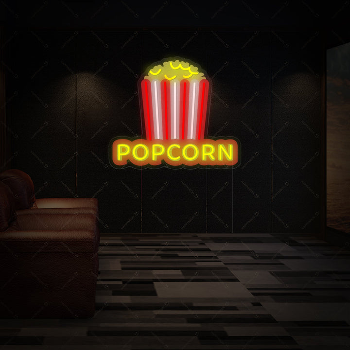 "popcorn" Neonskylt