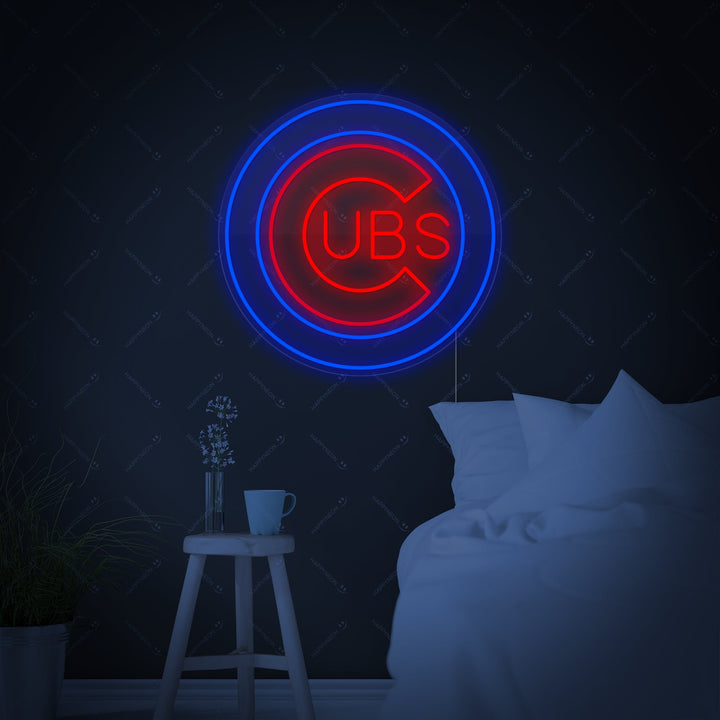 "CUBS" Neonskylt