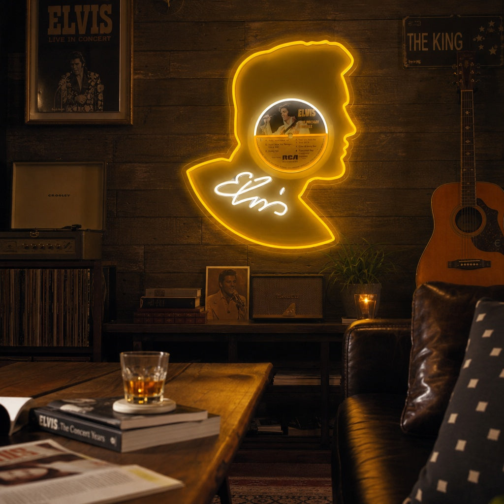 "Elvis" Neonskylt