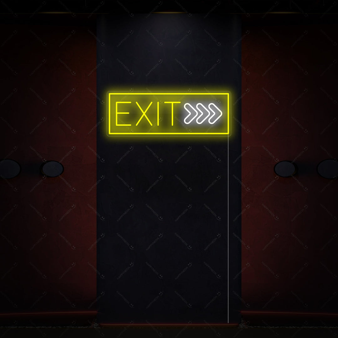 "Exit" Neonskylt