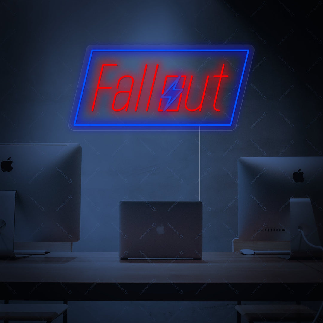 "Fallout" Neonskylt