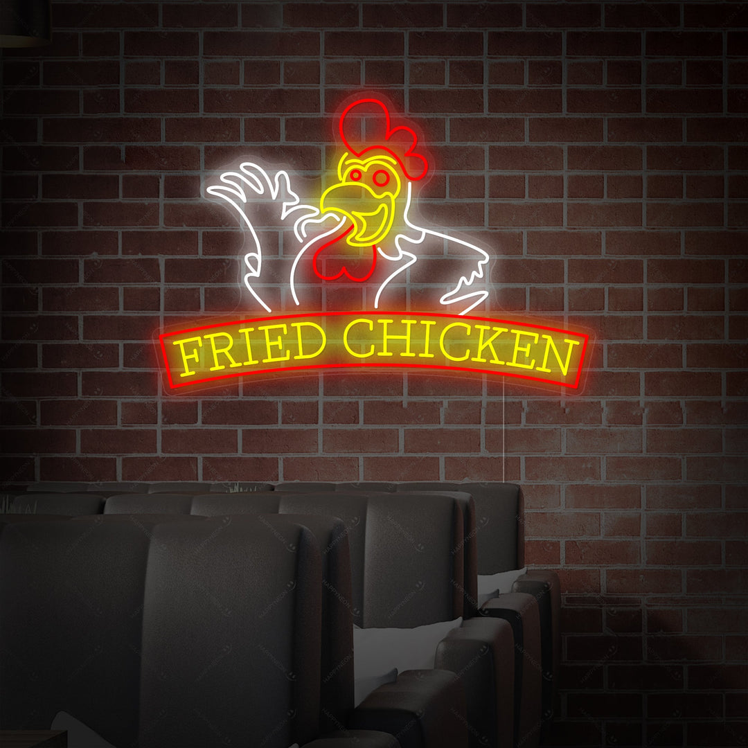 "Fried Chicken" Neonskylt