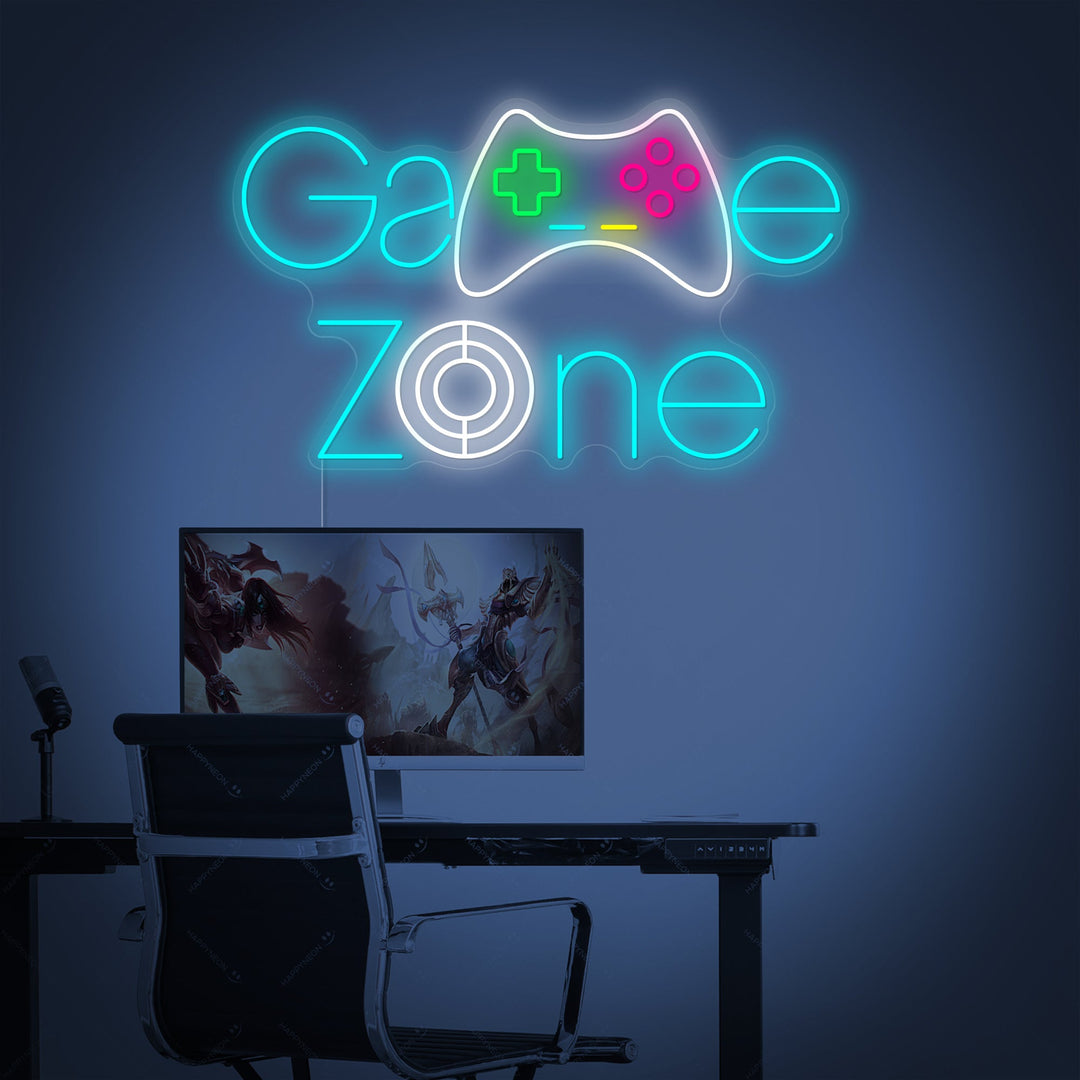 "Game Zone" Neonskylt