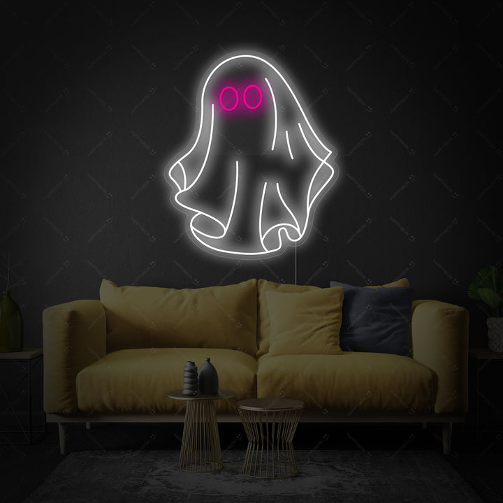 "Spöke" Neonskylt