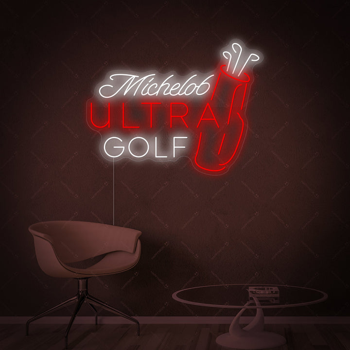 "Golf" Neonskylt