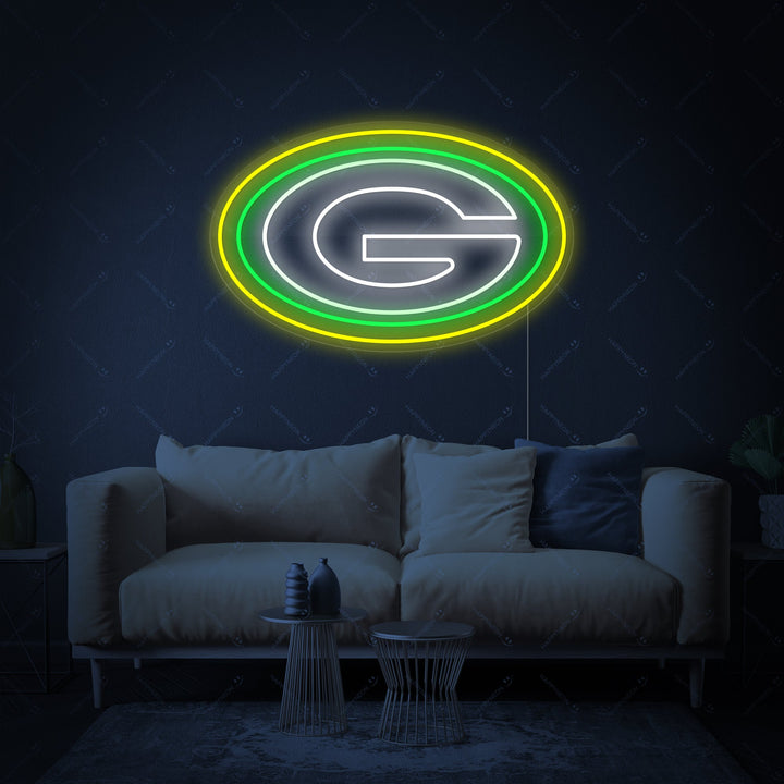 "Green Bay Packers" Neonskylt