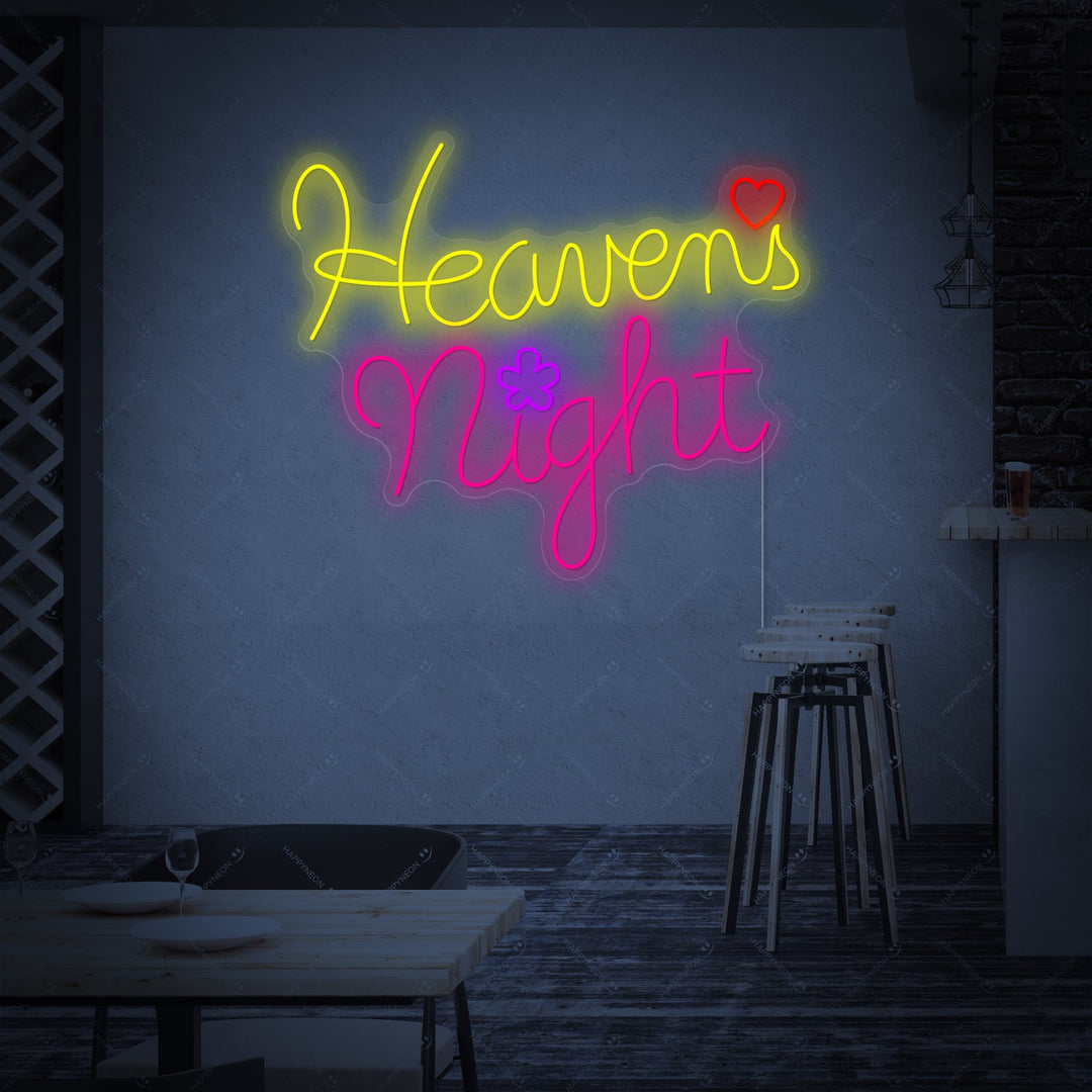 "Heavens Night" Neonskylt