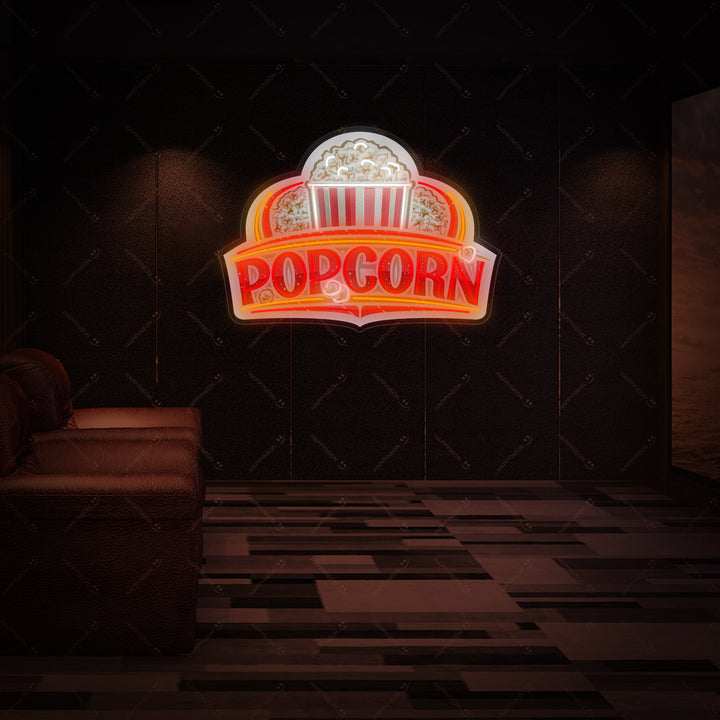 "popcorn" Neonskylt