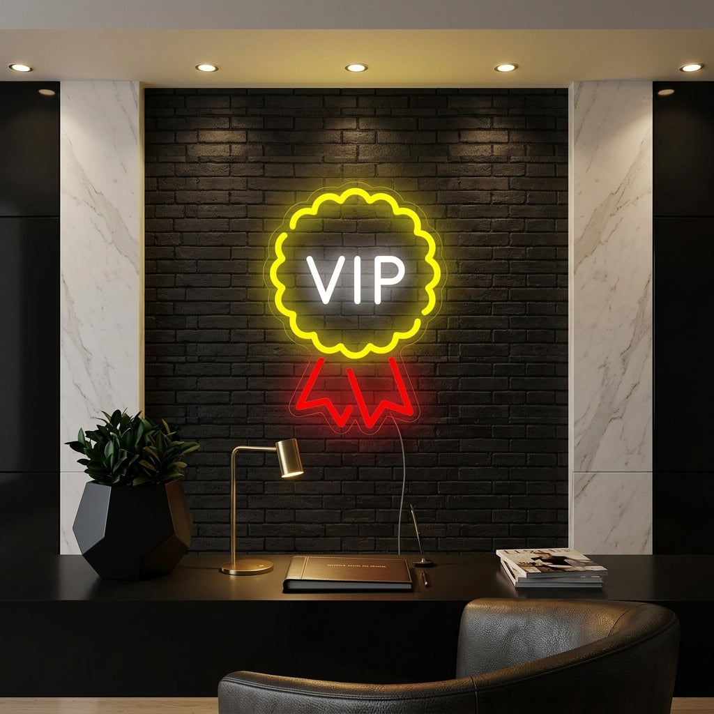 "VIP-Rum, VIP-Lounge" Neonskylt
