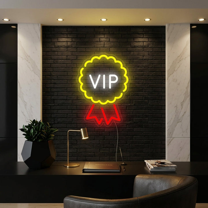 "VIP-Rum, VIP-Lounge" Neonskylt