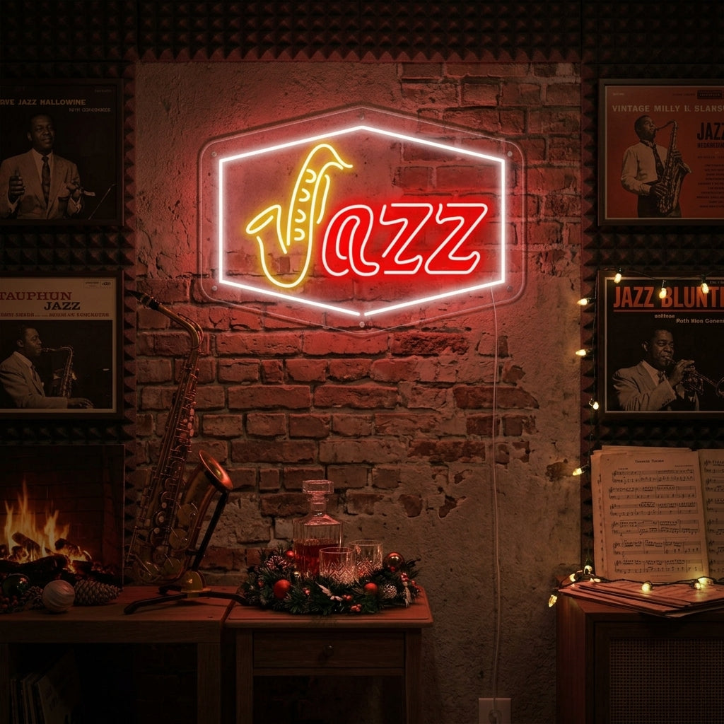 "Jazz" Neonskylt