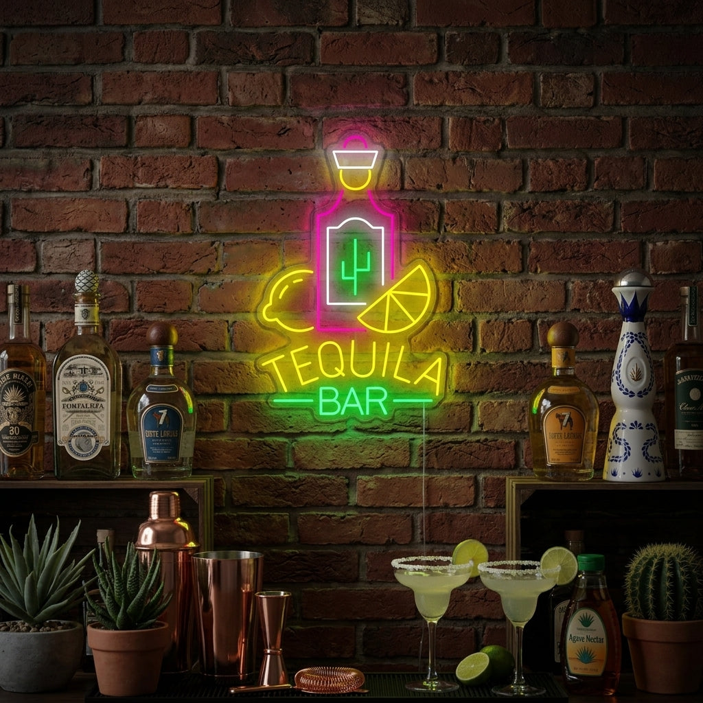 "Tequila Bar" Neonskylt