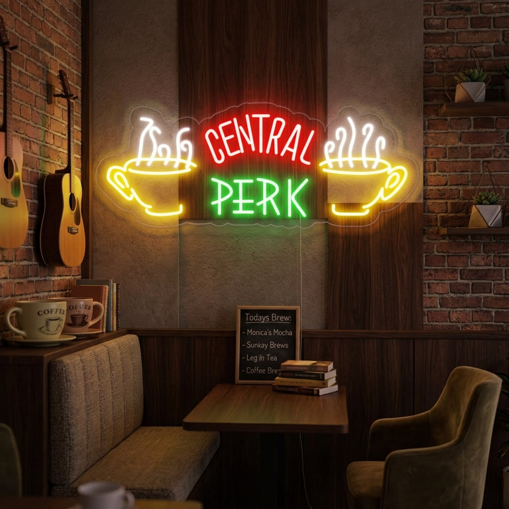 "Central Perk" Neonskylt