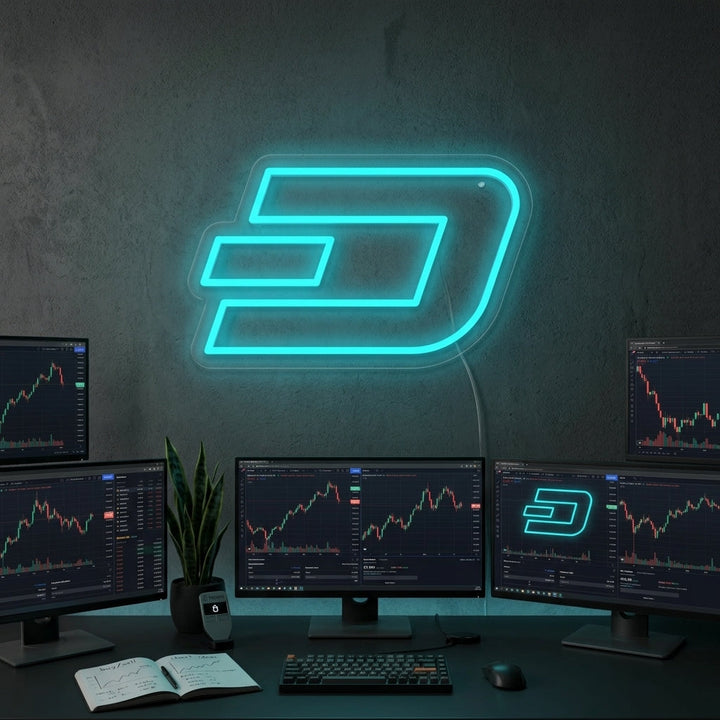 "Dash-Mynt" Neonskylt