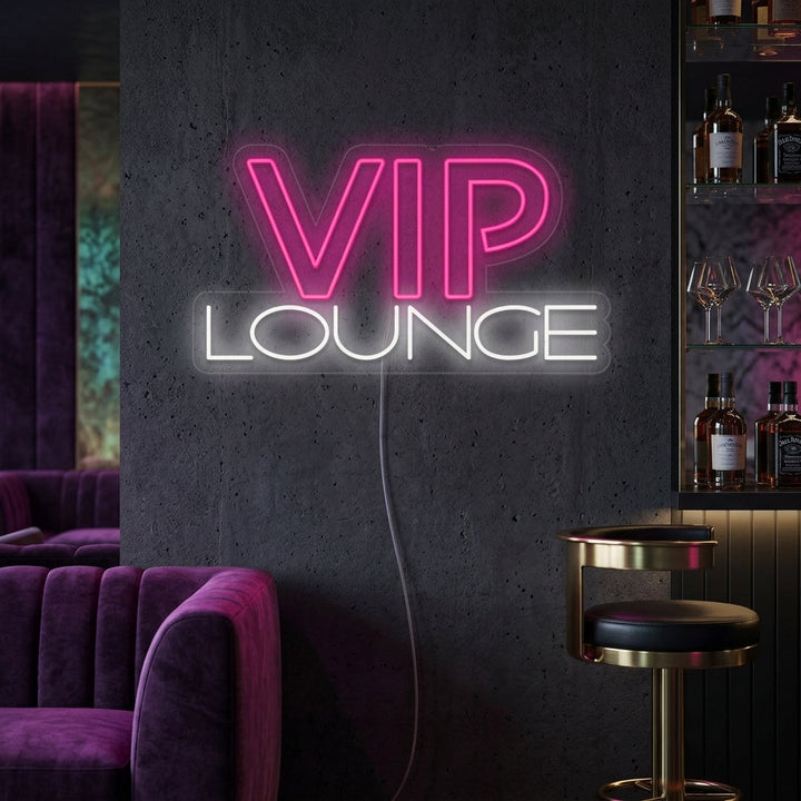 "Vip Lounge" Neonskylt