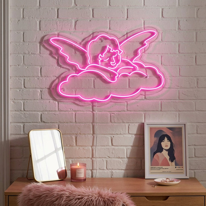 "Änglabarn" Neonskylt