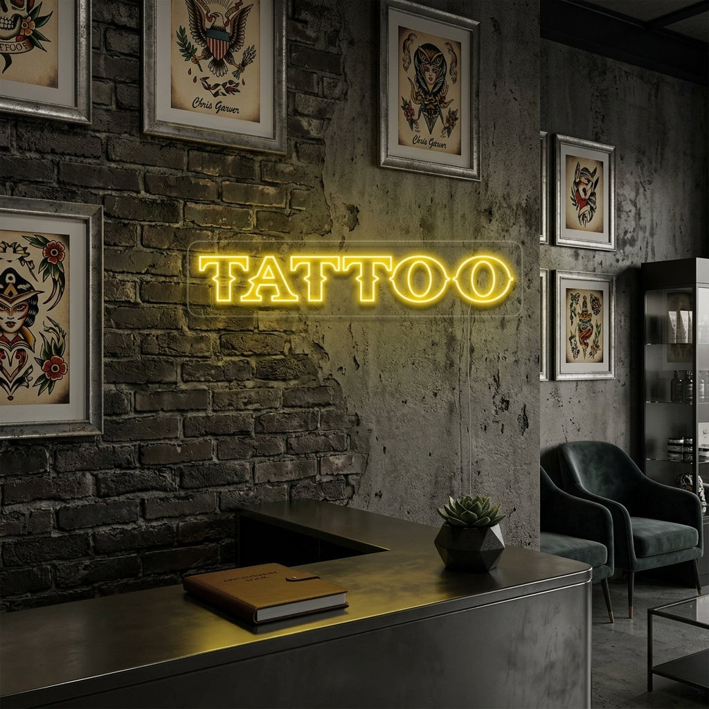 "Tattoo" Neonskylt