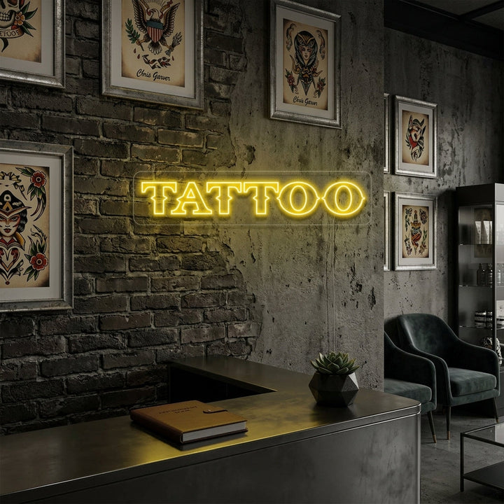 "Tattoo" Neonskylt