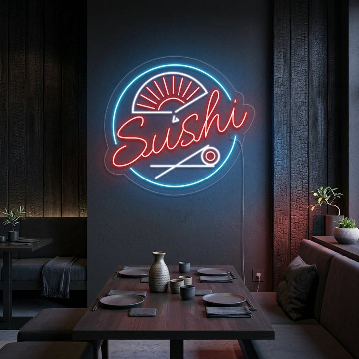 "Sushi" Neonskylt