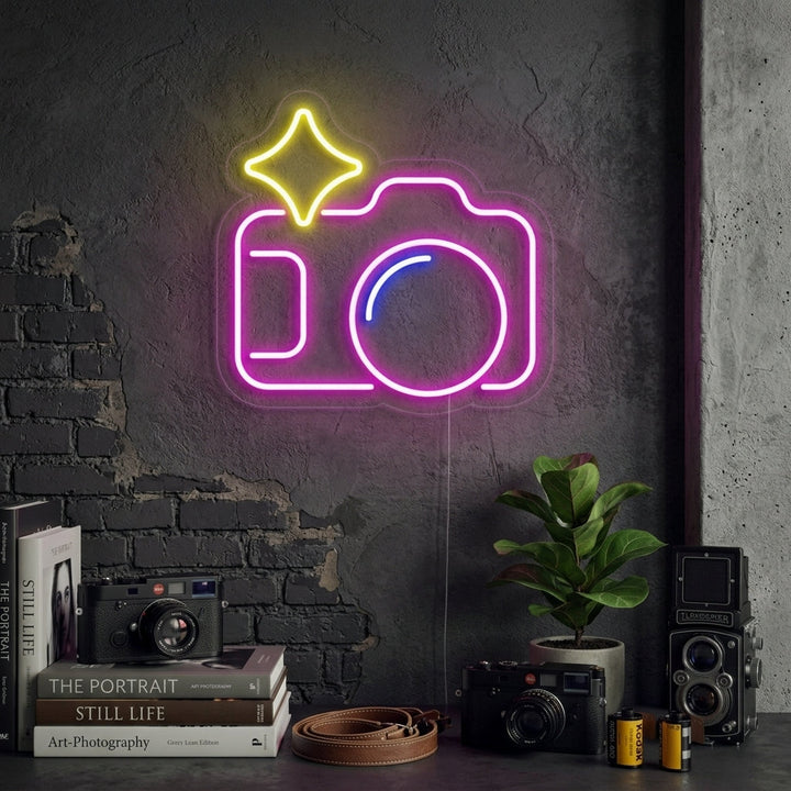 "Kamera" Neonskylt