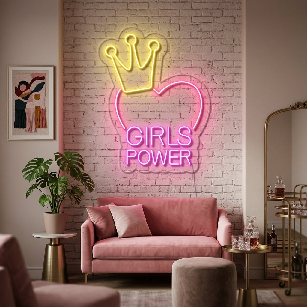 "Girls Power" Neonskylt