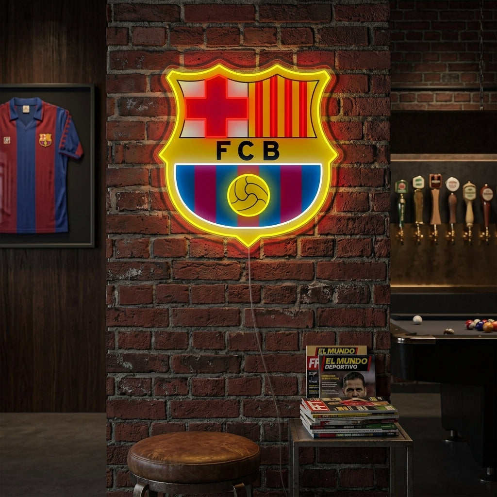 "Fc Barcelona" Neonskylt