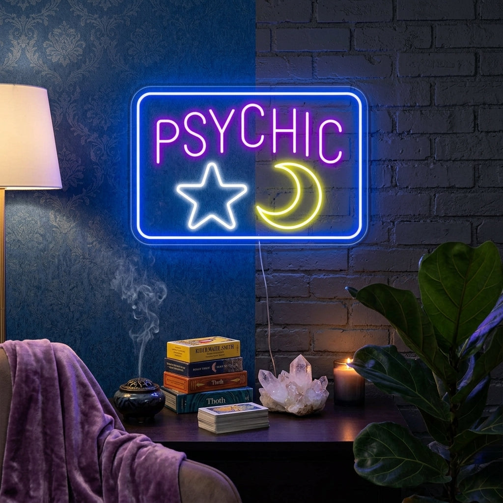 "Psychic" Neonskylt