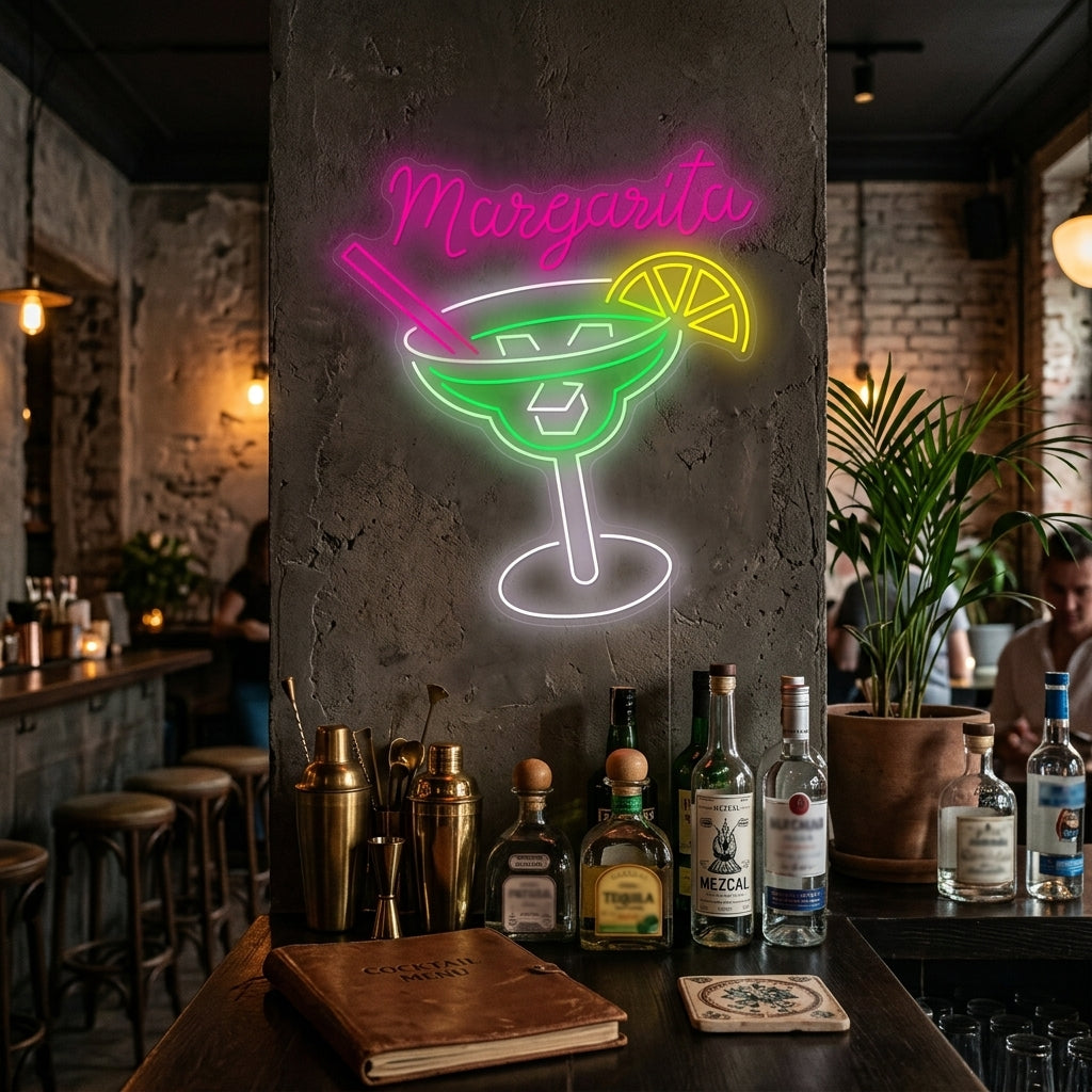 "Margarita" Neonskylt