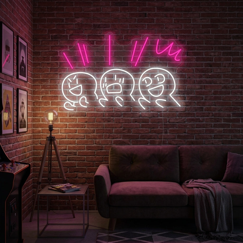 "Cheer Up" Neonskylt