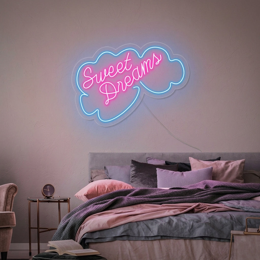 "Sweet Dreams" Neonskylt