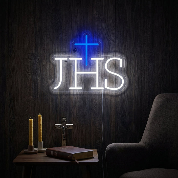 "Ihs Jesus Symbol" Neonskylt