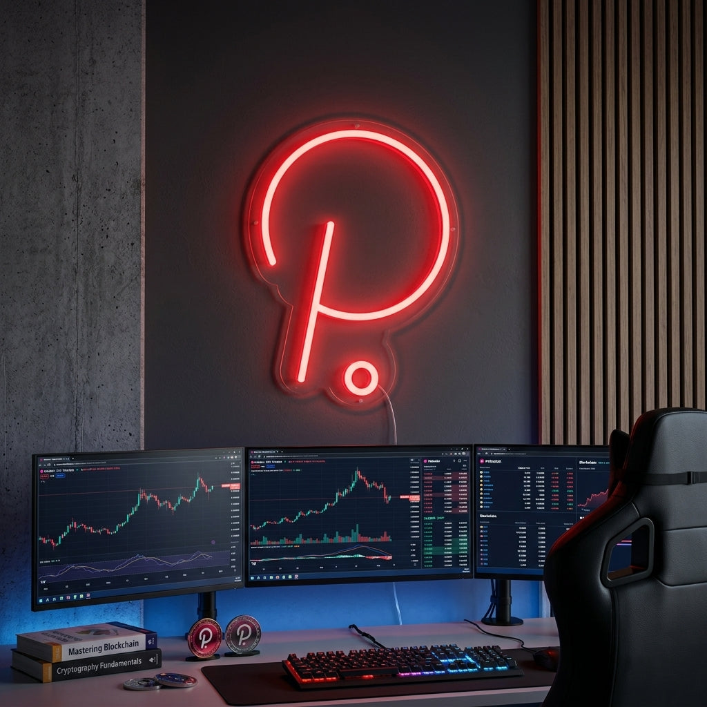 "Polkadot-Logotyp" Neonskylt