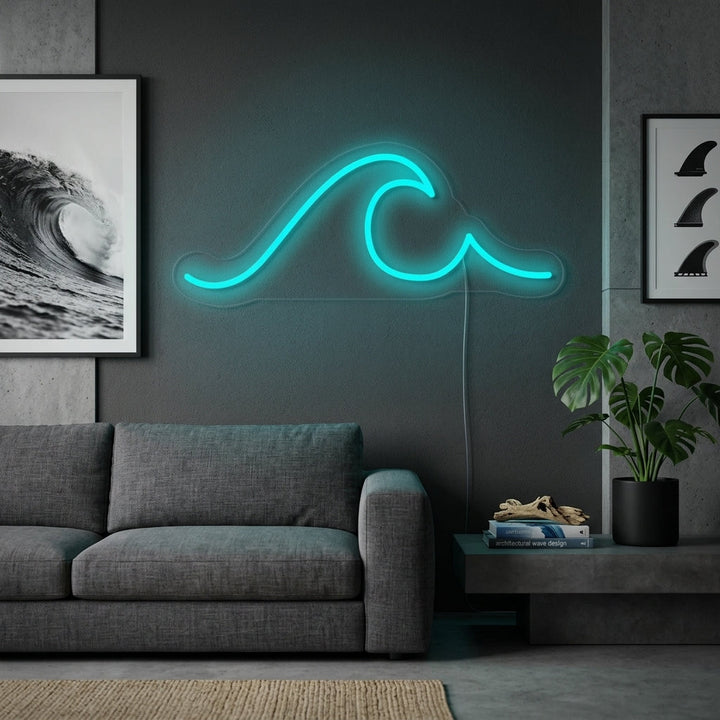 "Havsvåg" Neonskylt
