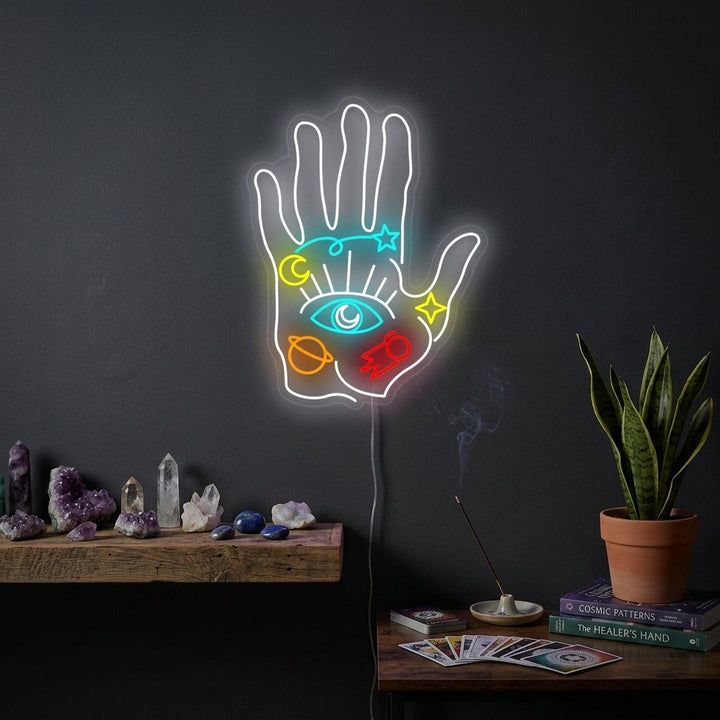 "Andlig Hand" Neonskylt