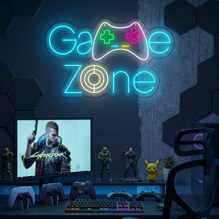 "Game Zone" Neonskylt