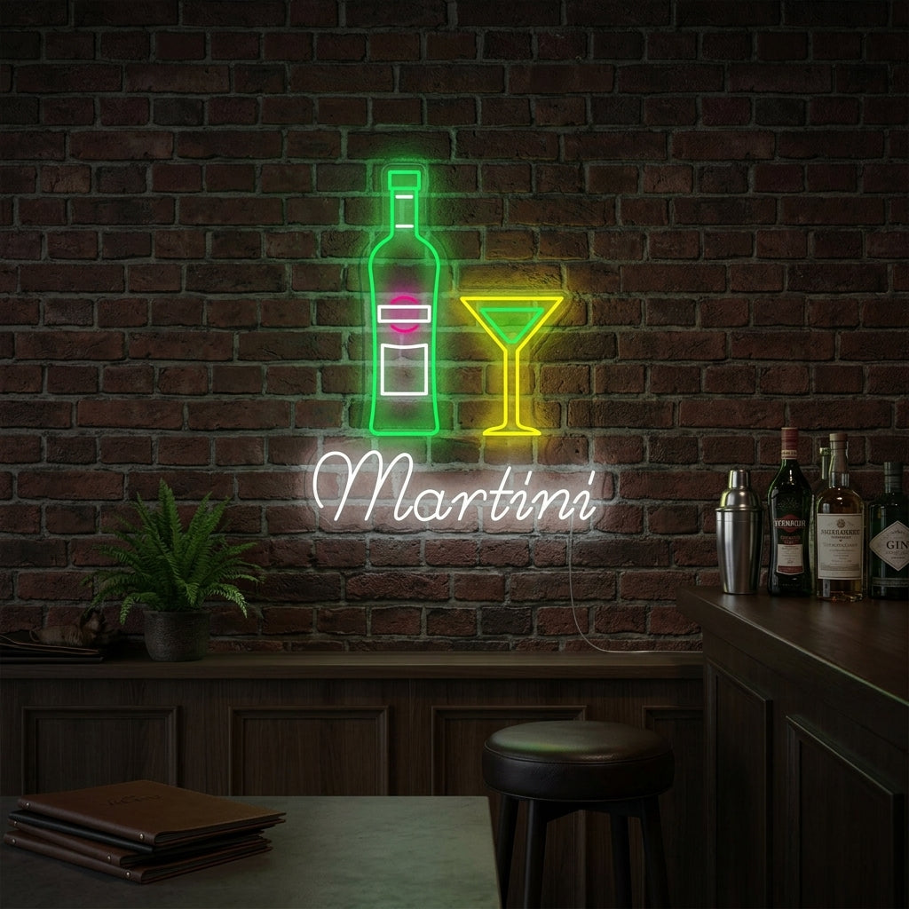 "Martini" Neonskylt