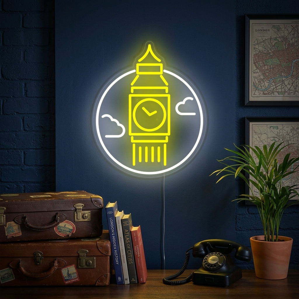 "London Big Ben" Neonskylt