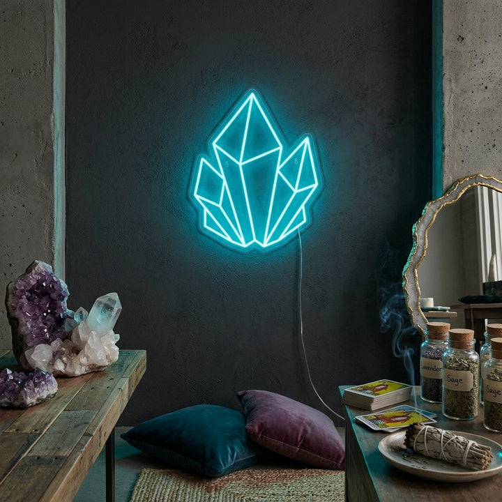"Kristall" Neonskylt