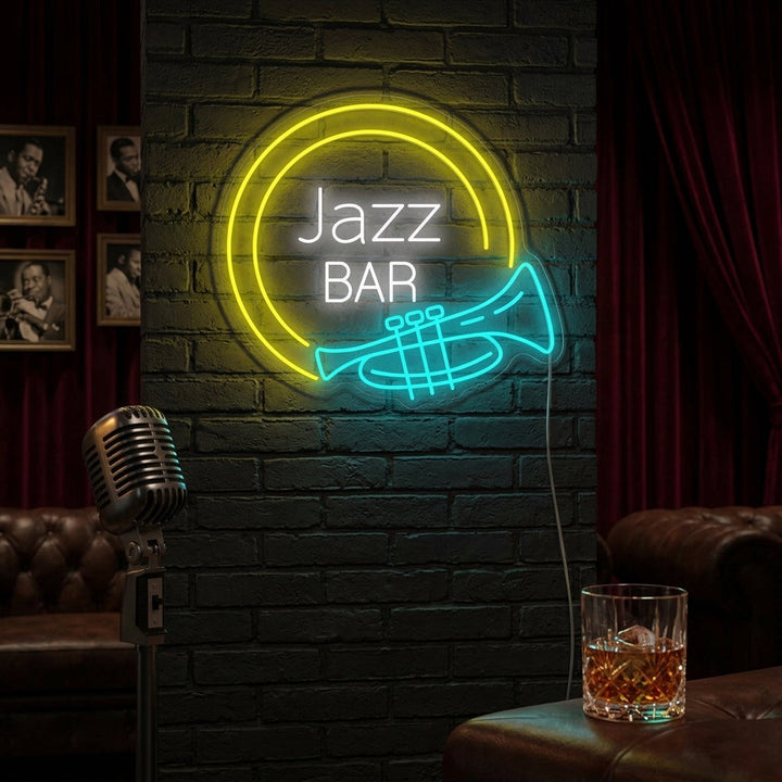 "Jazz Bar" Neonskylt