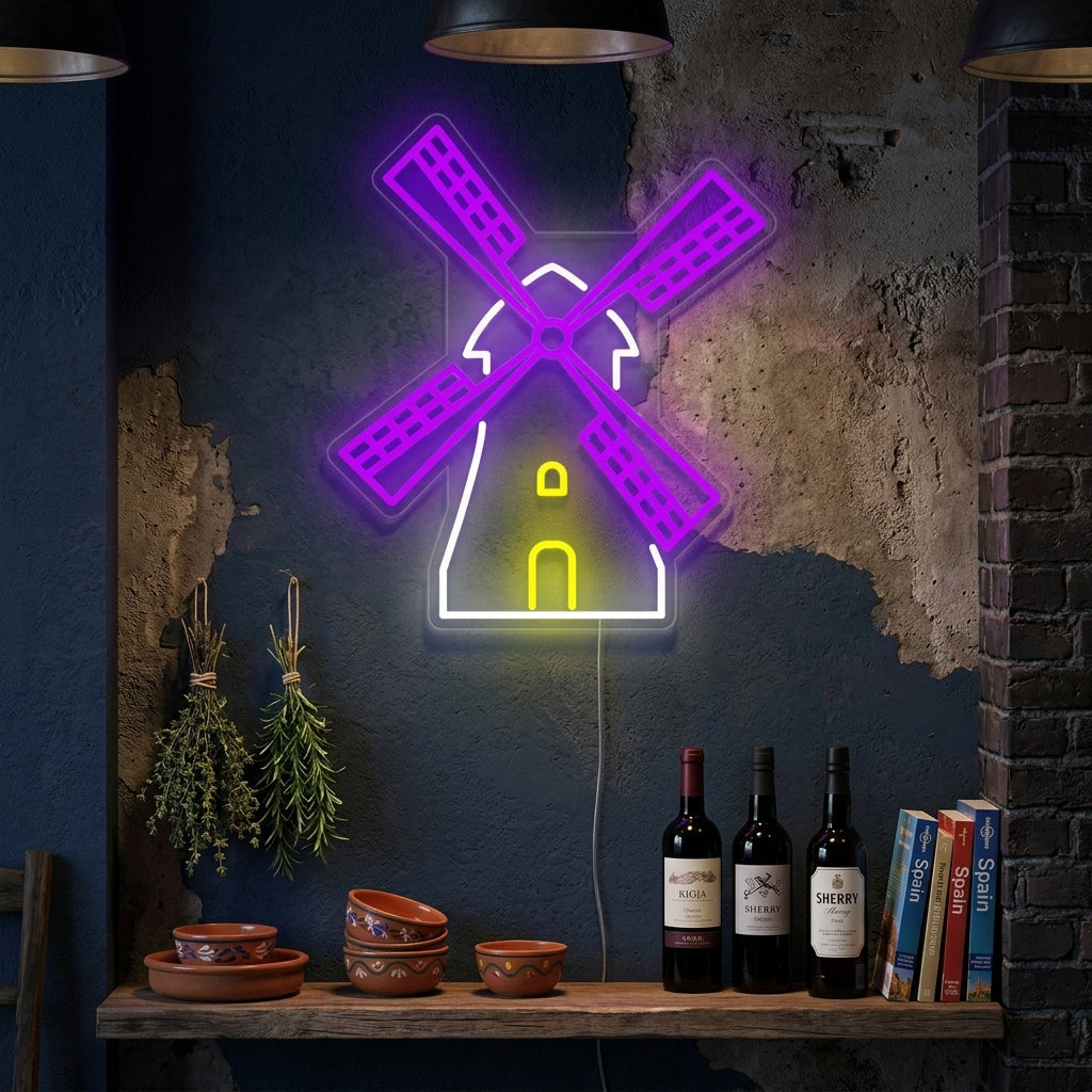 "Spanien Consuegra" Neonskylt