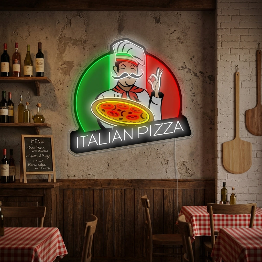 "Italian Pizza" Neonskylt