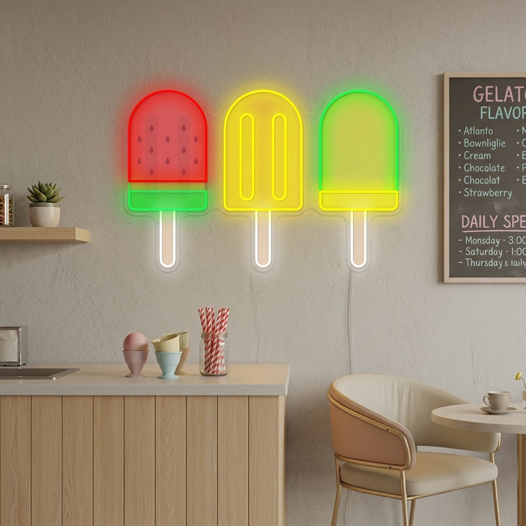 "Glassbar" Neonskylt