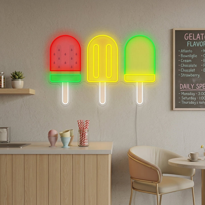"Glassbar" Neonskylt